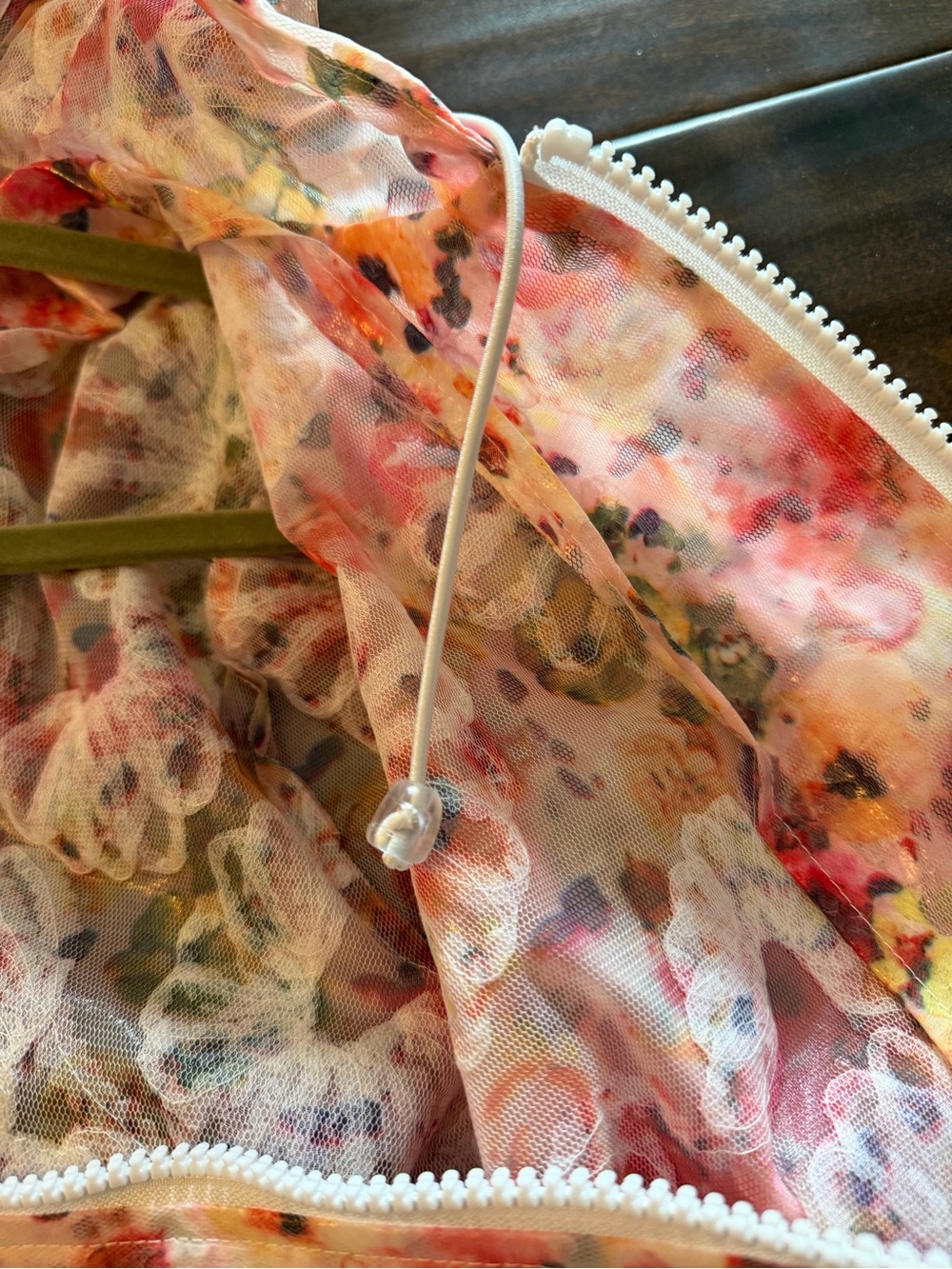 Topshop Floral Rain Jacket - Picture 7 of 7